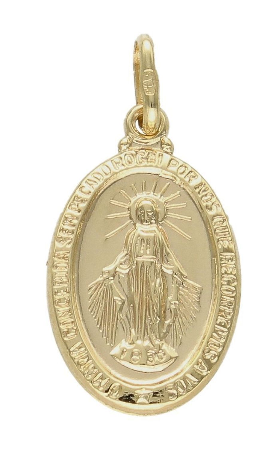 Złota zawieszka 375 'Cudowny Medalik' Maryja Niepokalanaa ZA 1533B 375 (3).jpg